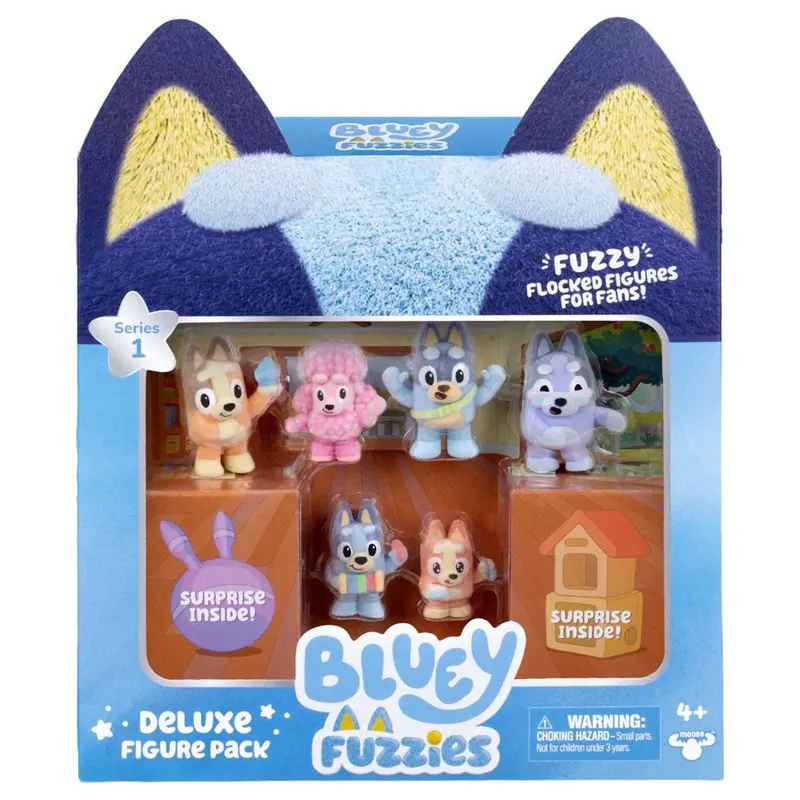 Bluey Fuzzies Deluxe Figure Pack Series 1 1