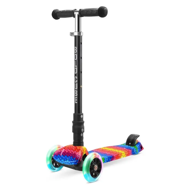 Boldcube Big Fold 3 Wheel Scooter Crystal Rubix 1