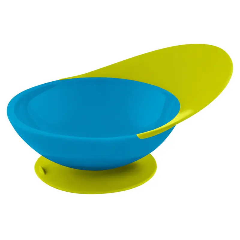 Boon Catch Bowl With Spill Catcher (Blue/ Green) 1