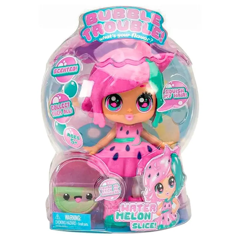 Character Bubble Trouble Watermelon Slice Doll 1