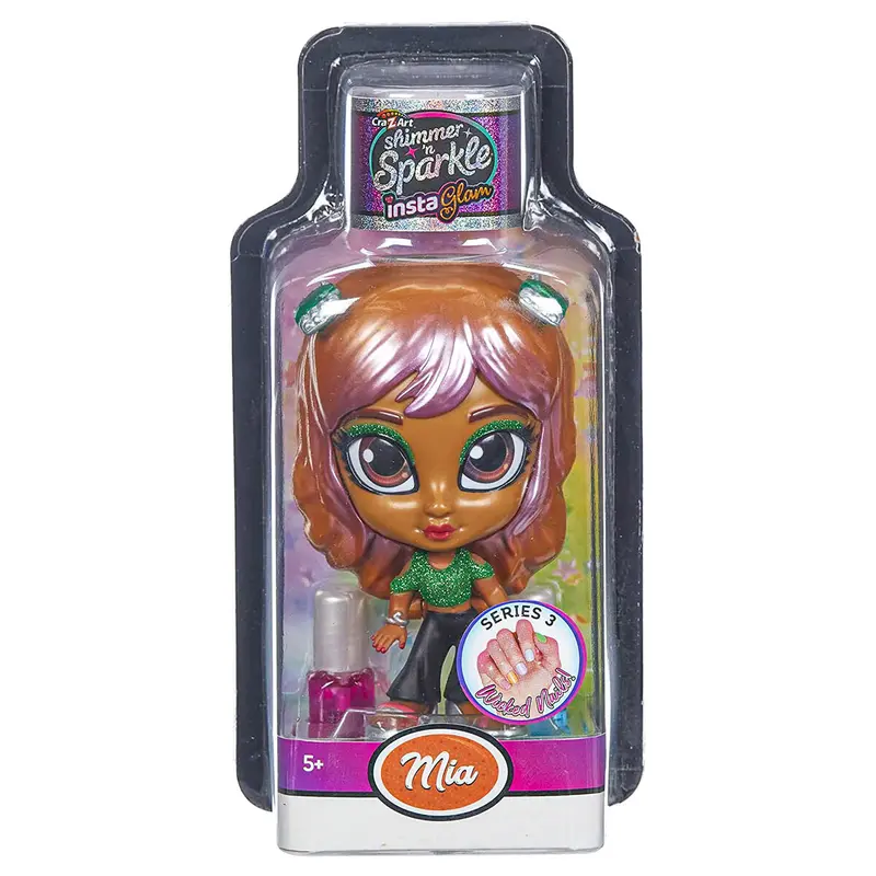 Character Crazart Shimmer 'N Sparkle Instaglam Series 3 Wicked Nails Mia Doll 1