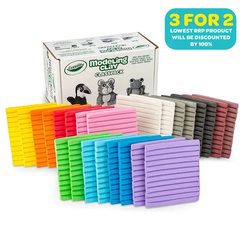 Crayola 288 Modelling Clay Classpack 1