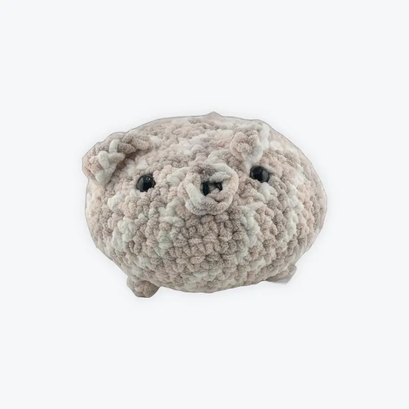 Crochet Chonky Pig 1