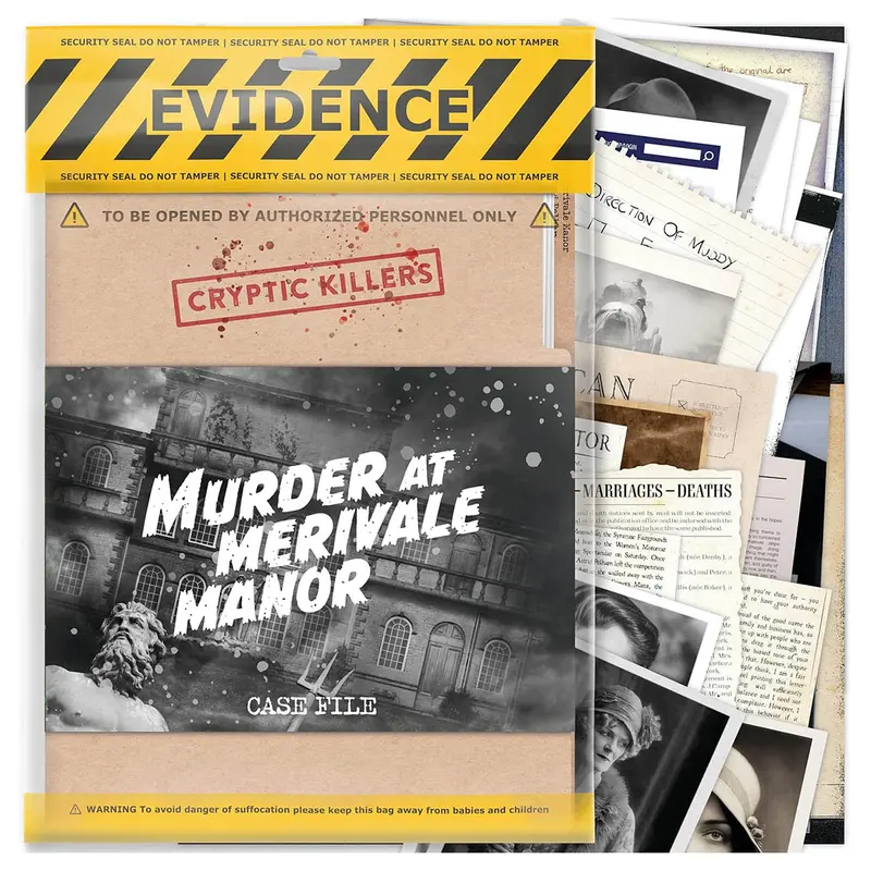 Cryptic Killers: Murder At Merivale Manor Case File Game 1