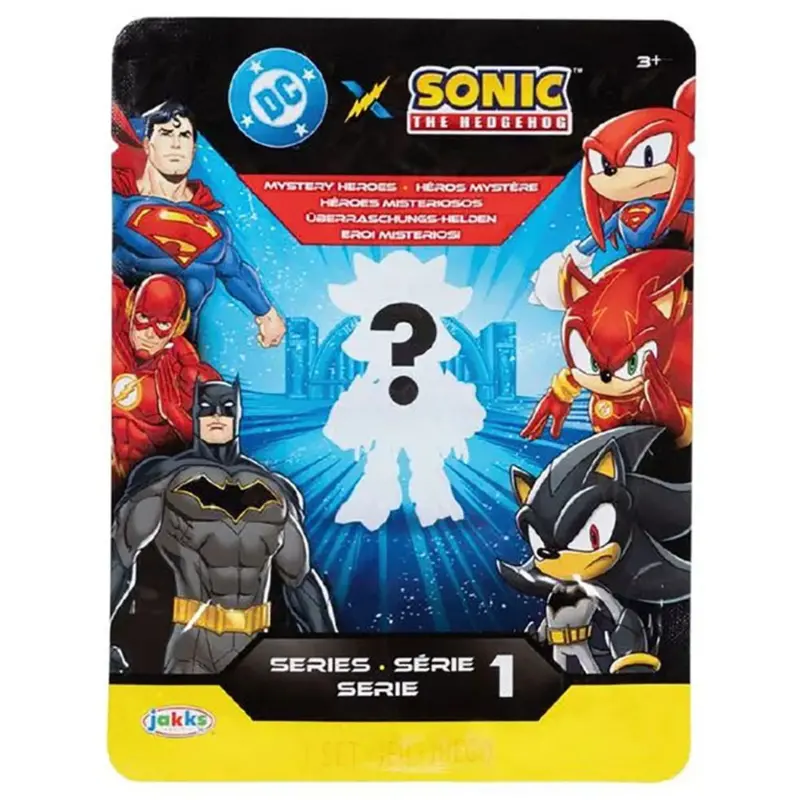 Dc X Sonic The Hedgehog Mystery Heroes 2.5" Figure Blind Bag (Styles Vary) 1