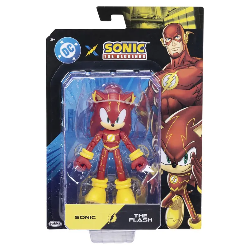 Dc X Sonic The Hedgehog Sonic The Flash 5" Figure 1