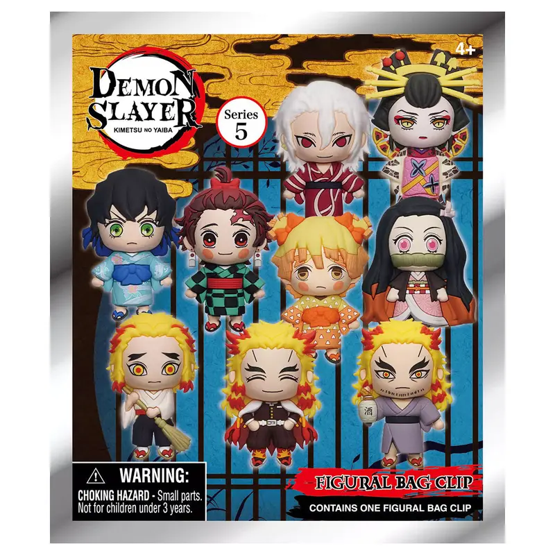 Demon Slayer Series 5 Figural Bag Clip (Styles Vary) 1