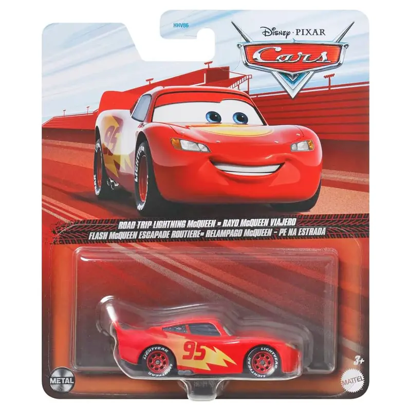 Disney Pixar Cars: On The Road: Road Trip Lightning Mcqueen 1:55 Car 1