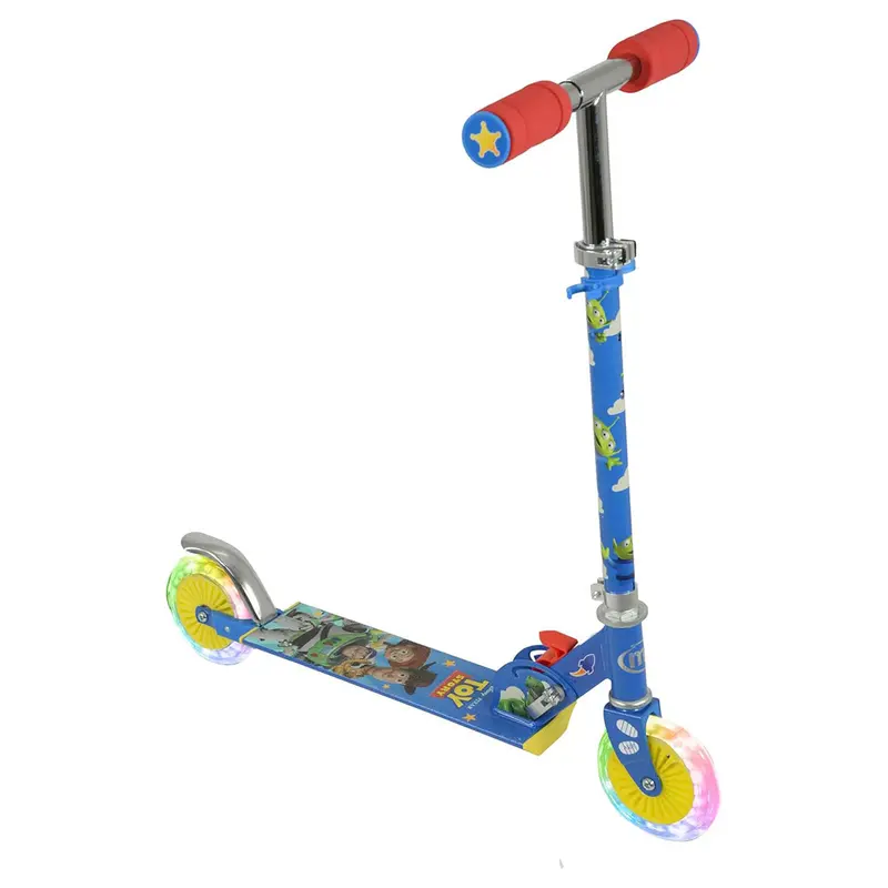Disney Pixar Toy Story Folding In-Line Scooter With Light Up Wheels 1