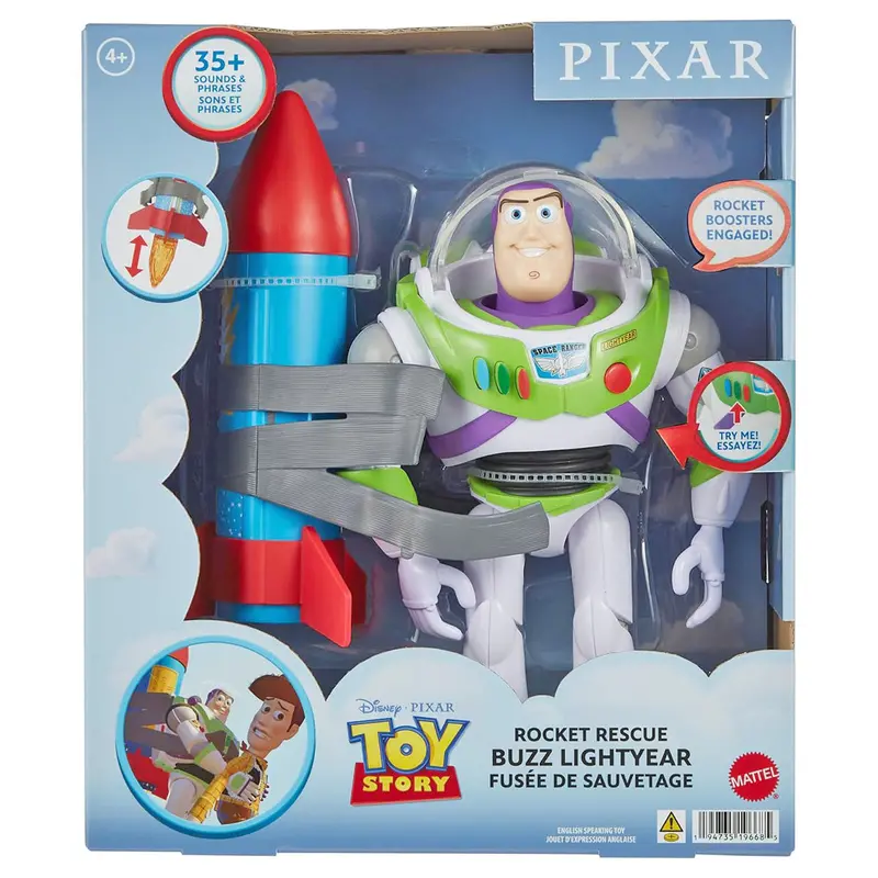 Disney Pixar Toy Story: Rocket Rescue Buzz Lightyear 10" Figure 1