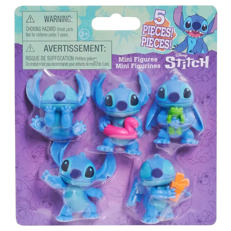 Disney Stitch Mini Figures (5 Pack) 1