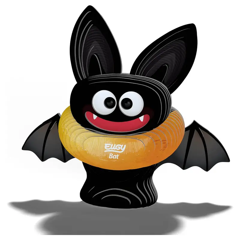Eugy Bat 3D Cardboard Model Kit 1