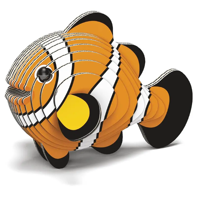 Eugy Clownfish 3D Cardboard Model Kit 1