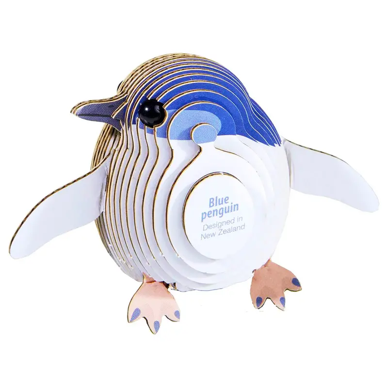 Eugy Penguin 3D Cardboard Model Kit 1
