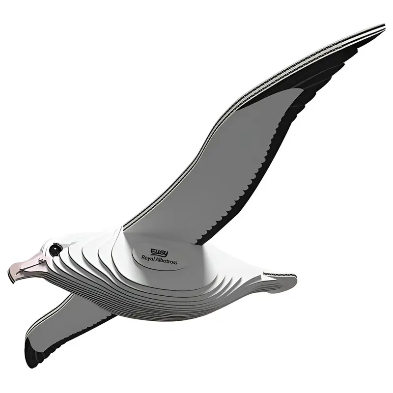 Eugy Royal Albatross 3D Cardboard Model Kit 1