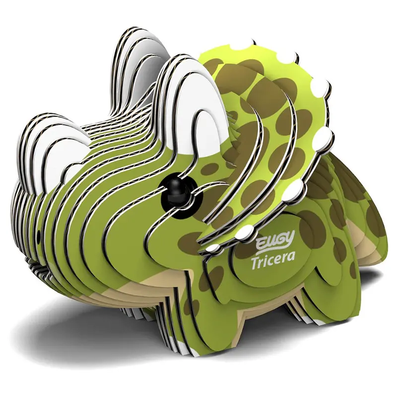 Eugy Tricera 3D Cardboard Model Kit 1