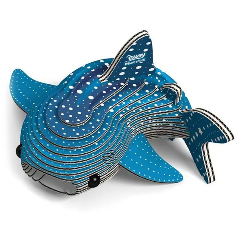 Eugy Whale Shark 3D Cardboard Model Kit 1