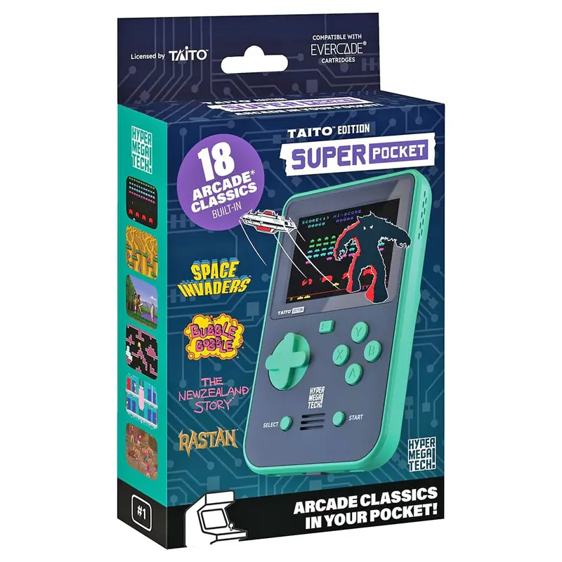 Evercade Taito Edition Super Pocket Video Game 1