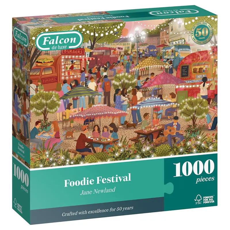 Falcon De Luxe Foodie Festival 1000 Piece Jigsaw Puzzle 1