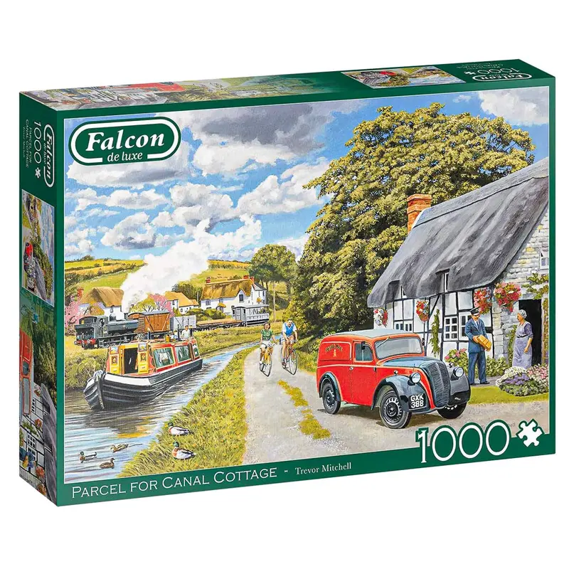 Falcon De Luxe Parcel For Canal Cottage Puzzle 1000 Piece 1
