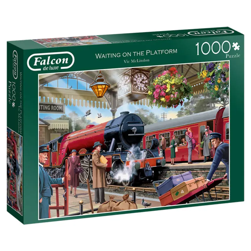 Falcon De Luxe Waiting On The Platform Puzzle 1000 Piece 1