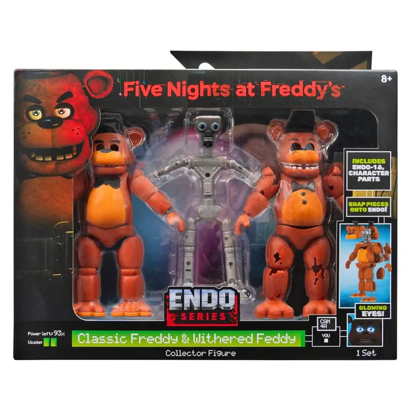 Five Nights At Freddy's Endo Series: Classic Freddy Parts & Withered Freddy Collector Figure 1