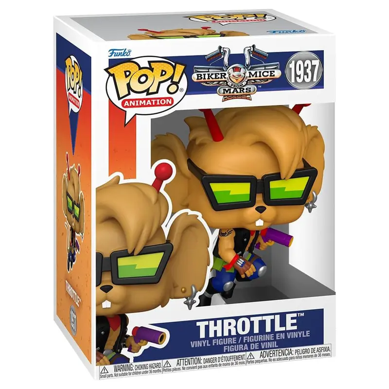 Funko Pop! Animation: Biker Mice From Mars: Throttle Vinyl Figure #1937 1