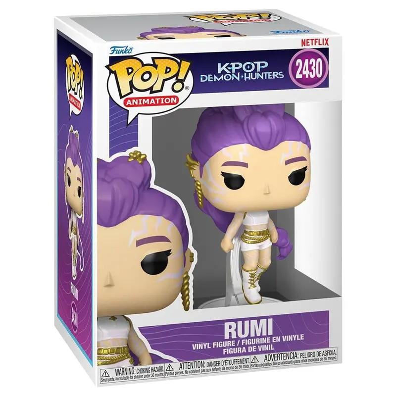 Funko Pop! Animation: K-Pop Demon Hunters: Rumi (What It Sounds Like) With Chase Vinyl Figure #2430 1