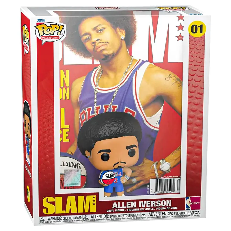 Funko Pop! Magazine Covers Slam Allen Iverson Vinyl Figure In Protective Case #01 1