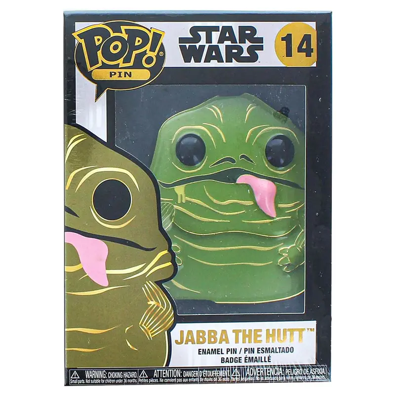 Funko Pop! Pin Star Wars Jabba The Hutt Enamel Pin #14 1