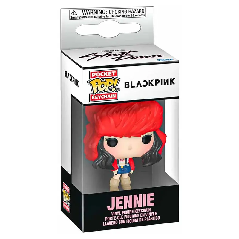 Funko Pop! Pocket Keychain: Blackpink: Shut Down: Jennie Vinyl Figure 1