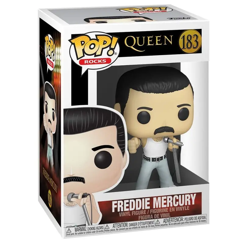 Funko Pop! Rocks: Queen Freddie Mercury Vinyl Figure #183 1