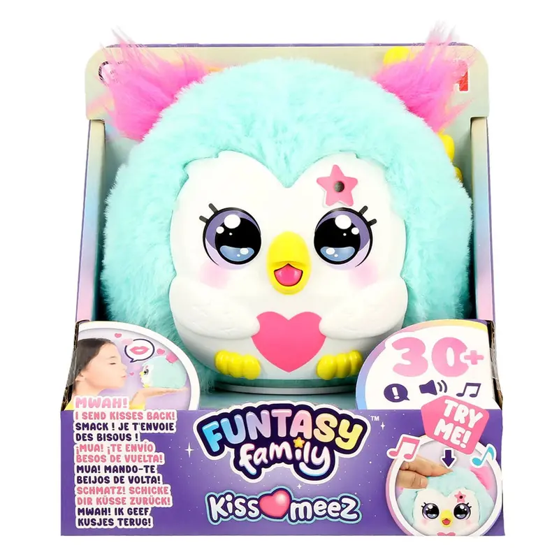 Funtasy Family Kiss Meez Owl Interactive Pet 1