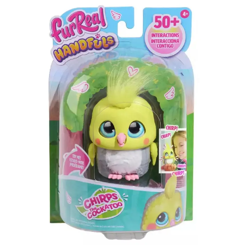 Furreal Handfuls Chirps The Cockatoo Interactive Pet 1