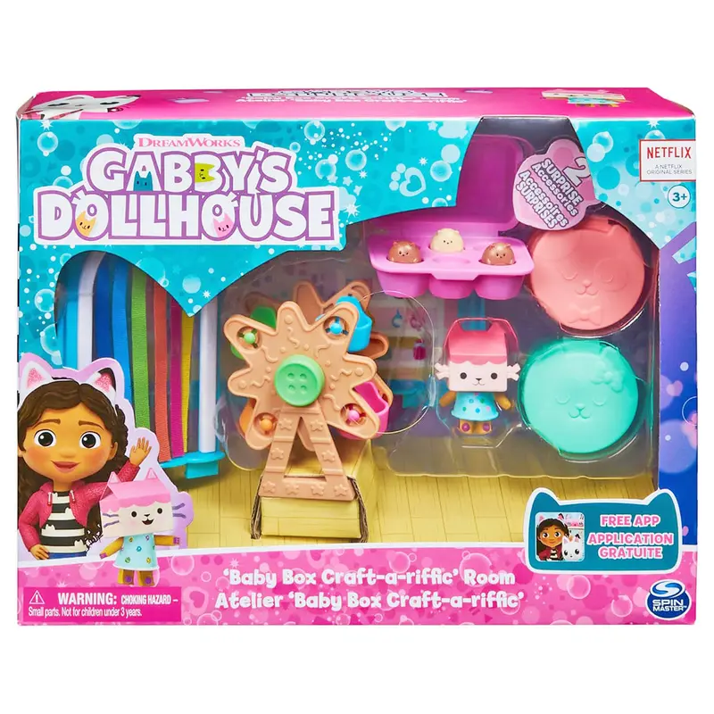 Gabby's Dollhouse Baby Box Craft-A-Rrific Room Playset 1