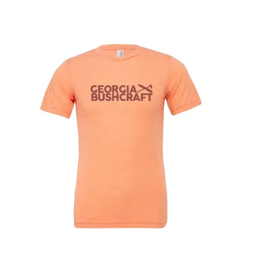 Georgia Bushcraft Logo T-Shirt - Orange Triblend 1