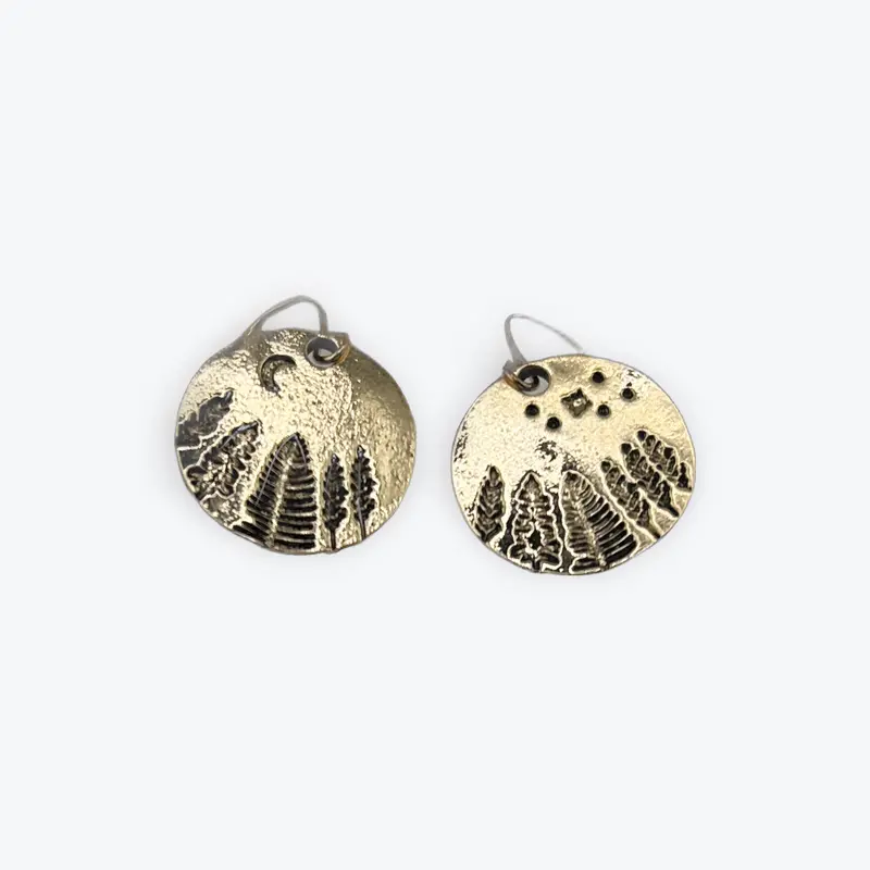 Golden Night  Earrings 1