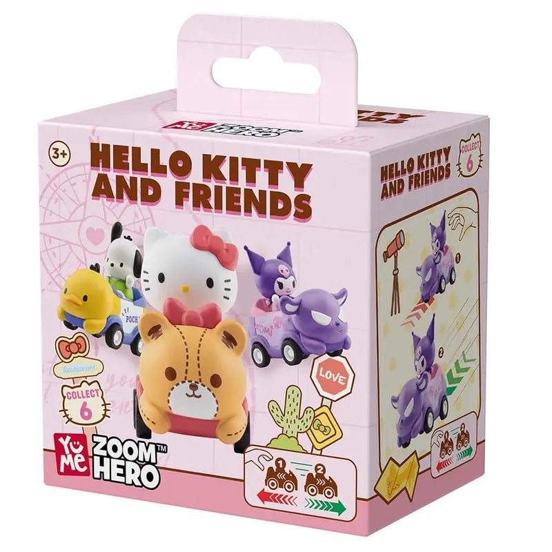 Hello Kitty And Friends Zoom Hero Vehicle With Figure (Styles Vary) 1
