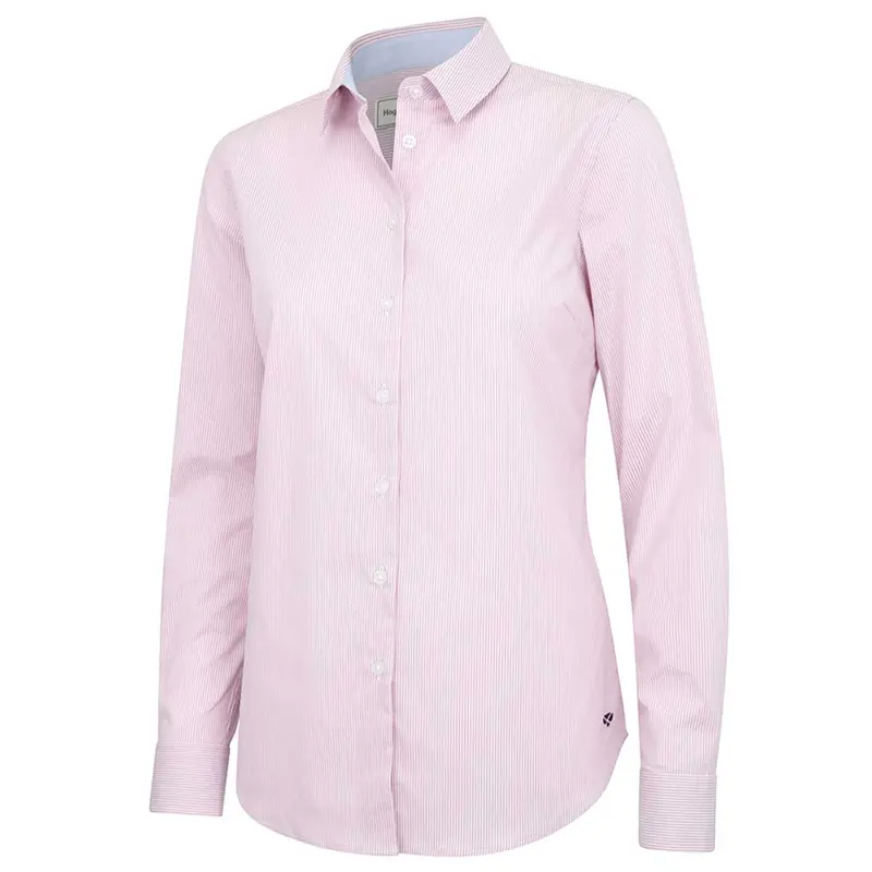Hoggs Of Fife Ingliston Ladies Stretch Stripe Shirt 1