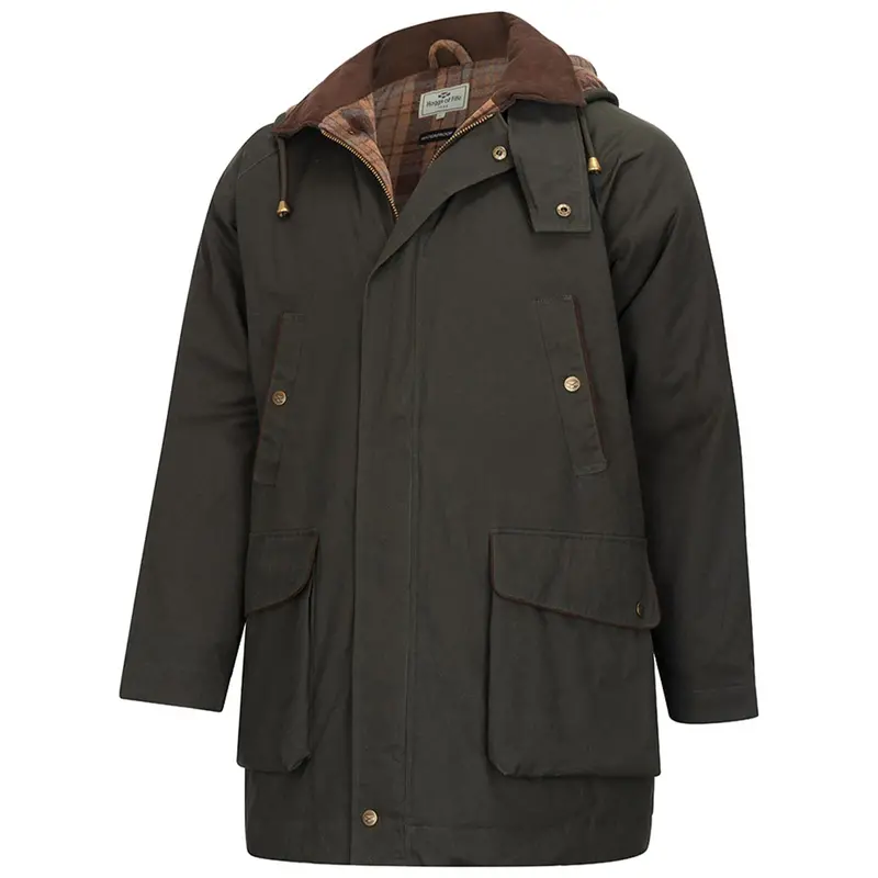 Hoggs Of Fife Kelso Waterproof Padded Waxed Jacket 1