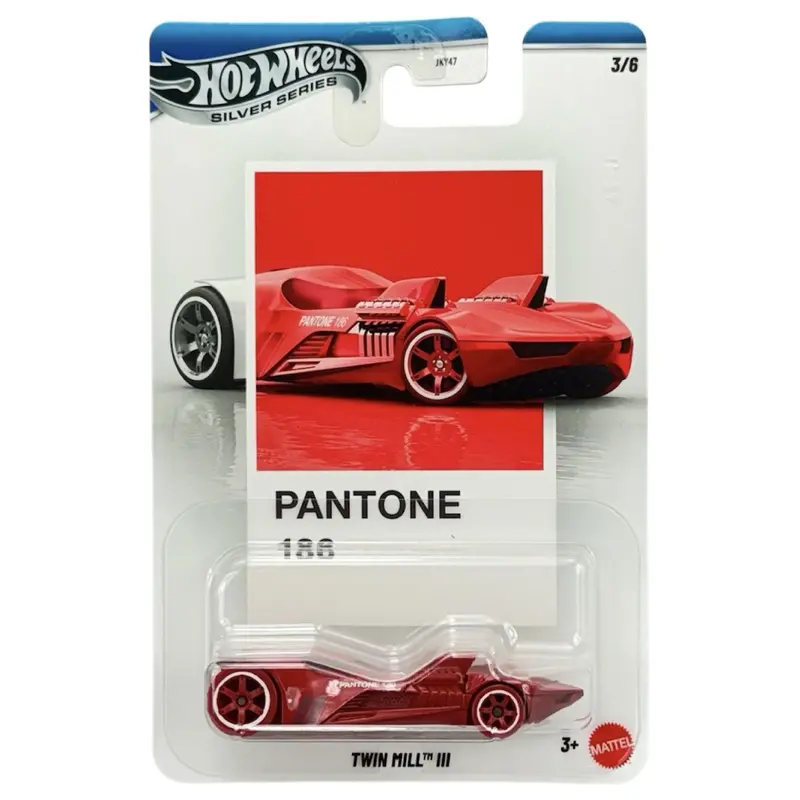 Hot Wheels Silver Series Pantone 186 Twin Mill Iii Car (3/6) 1