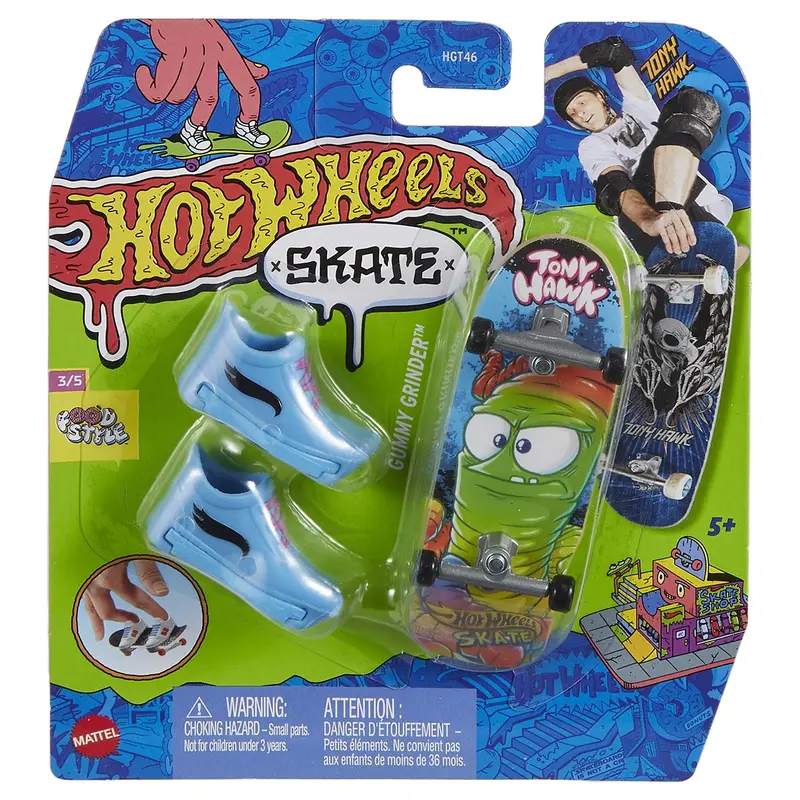 Hot Wheels Skate - Food Style 3/5 - Gummy Grinder Fingerboard 1
