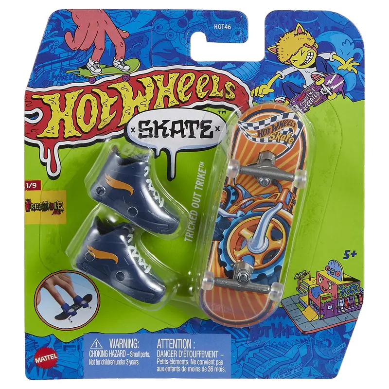 Hot Wheels Skate - Freestyle Sk8 1/9 - Tricked Out Trike Fingerboard 1