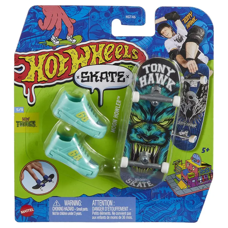 Hot Wheels Skate - Hw Things 5/9 - Moon Howler Fingerboard 1