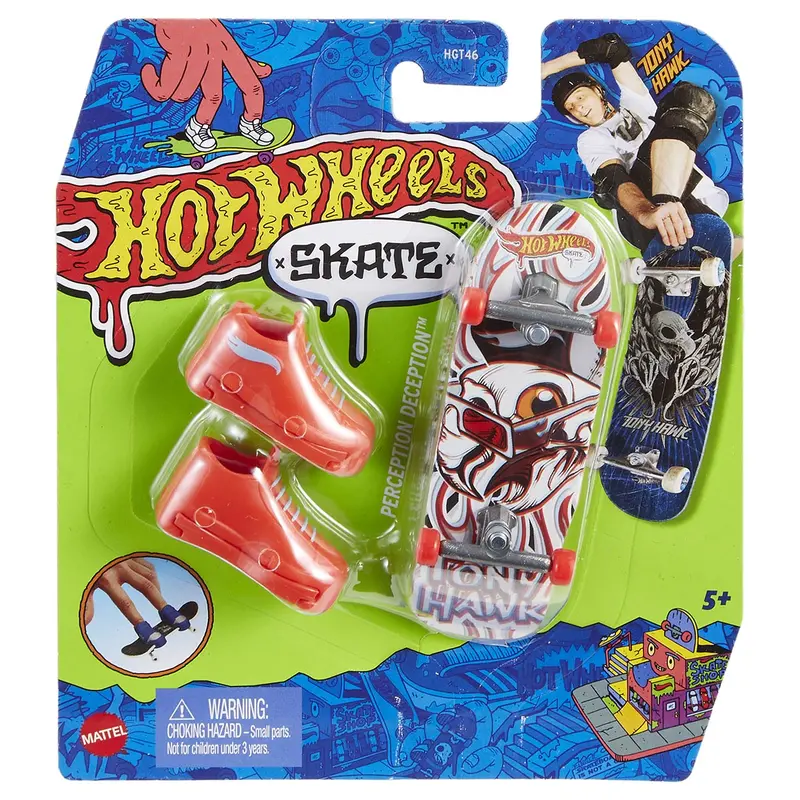 Hot Wheels Skate - Warped Dimension 3/4 - Perception Deception Fingerboard 1