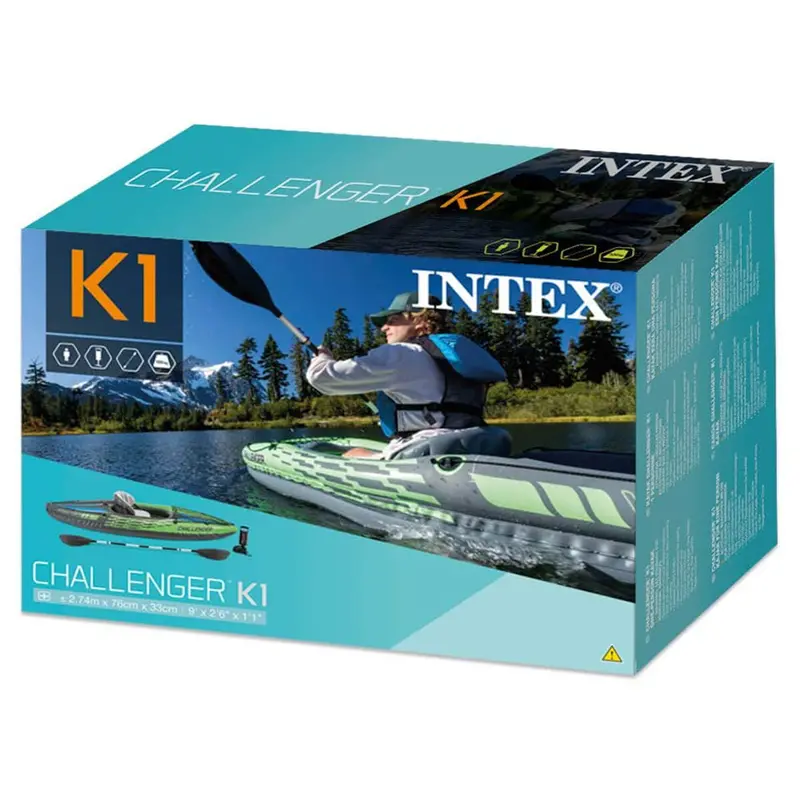 Intex Inflatable Challenger K1 Kayak 1
