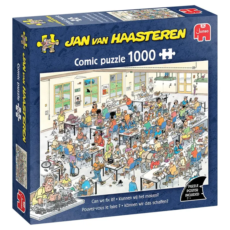 Jan Van Haasteren Can We Fix It? 1000 Piece Comic Puzzle 1