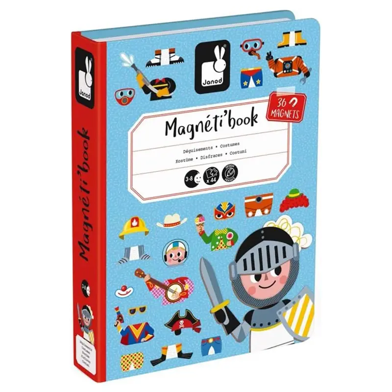 Janod Boy's Costumes Magnéti'book 1