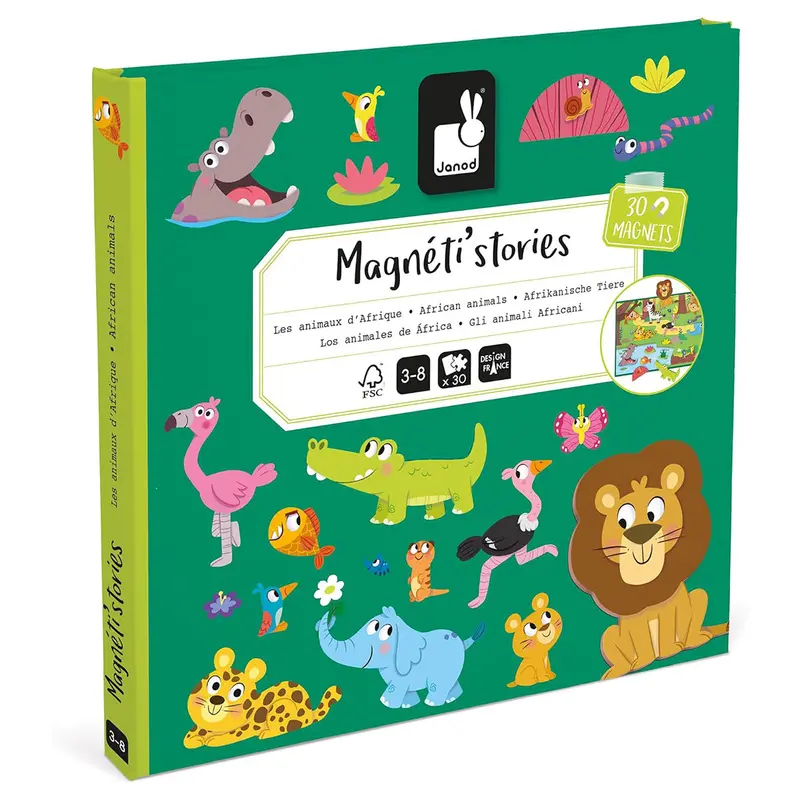 Janod Magneti'stories African Animals Set 1