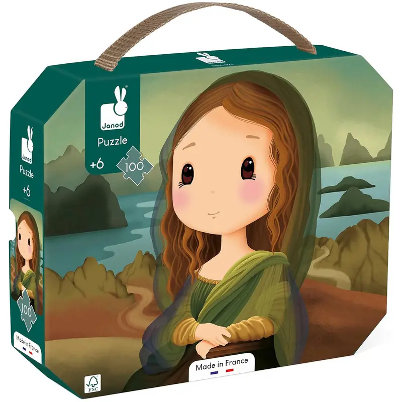 Janod Puzzle Inspired By Leonardo Da Vinci (100 Piece) 1